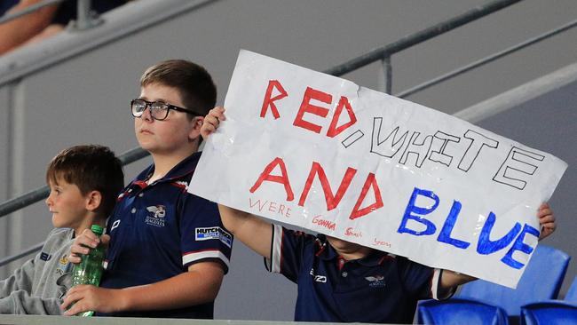 17th October 2020, Runaway Bay Fans during the Gold Coast Rugby League A-Grade Grand Final between the Runaway Bay Seagulls and the Burleigh Bears played at CBus Stadium Photo: Scott Powick Newscorp