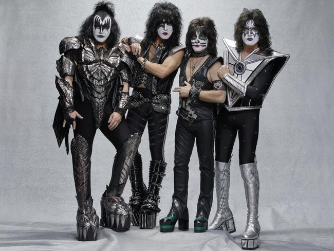 Portrait photos of KISS the band - KISS have announced farewell tour, originally cancelled due to illness in 2019, will now return to Australia in November 2021.