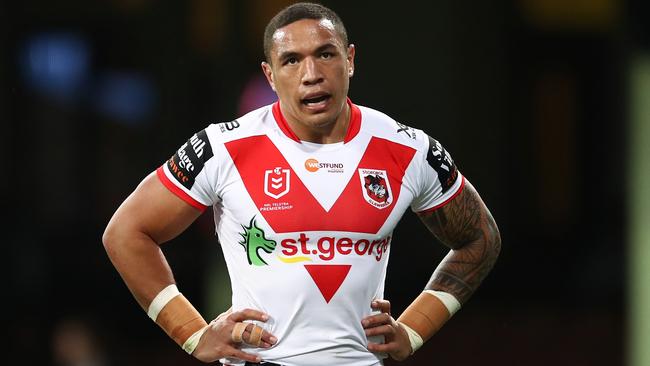 Could Tyson Frizell leave the Dragons a year early? Picture: AAP