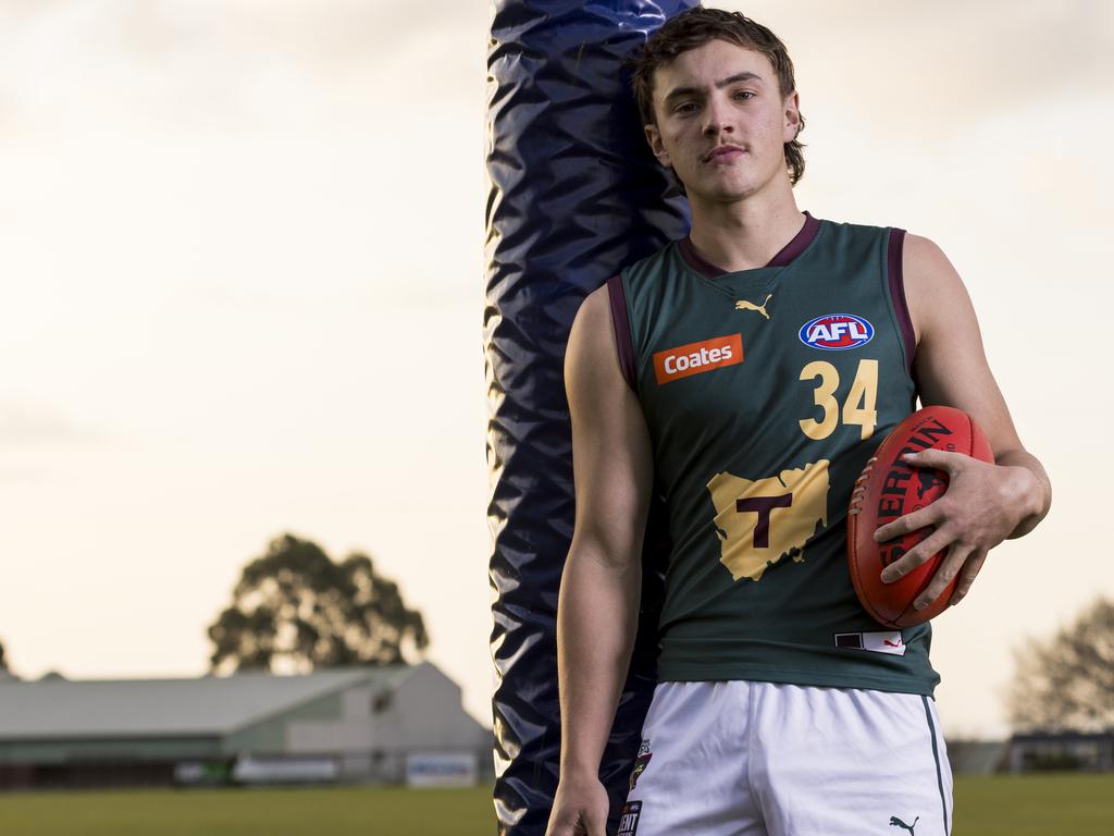 Geordie Payne is off to North Melbourne after being taken at pick 1 in the midseason draft. Picture Grant Viney