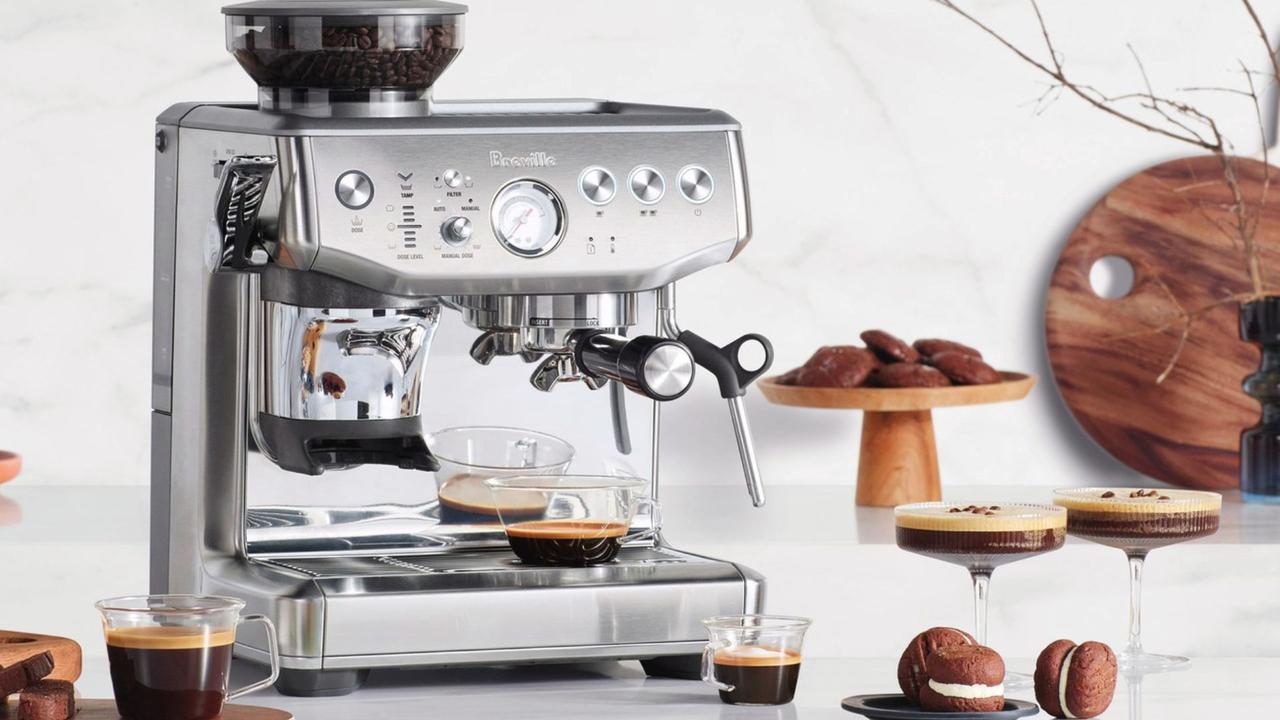 Sage Barista Express Espresso Coffee Machine, BES875UK, Brushed Stainless  Steel