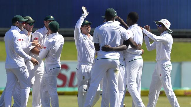 Kagiso Rabada is the centre of attention after his match-winning turn.