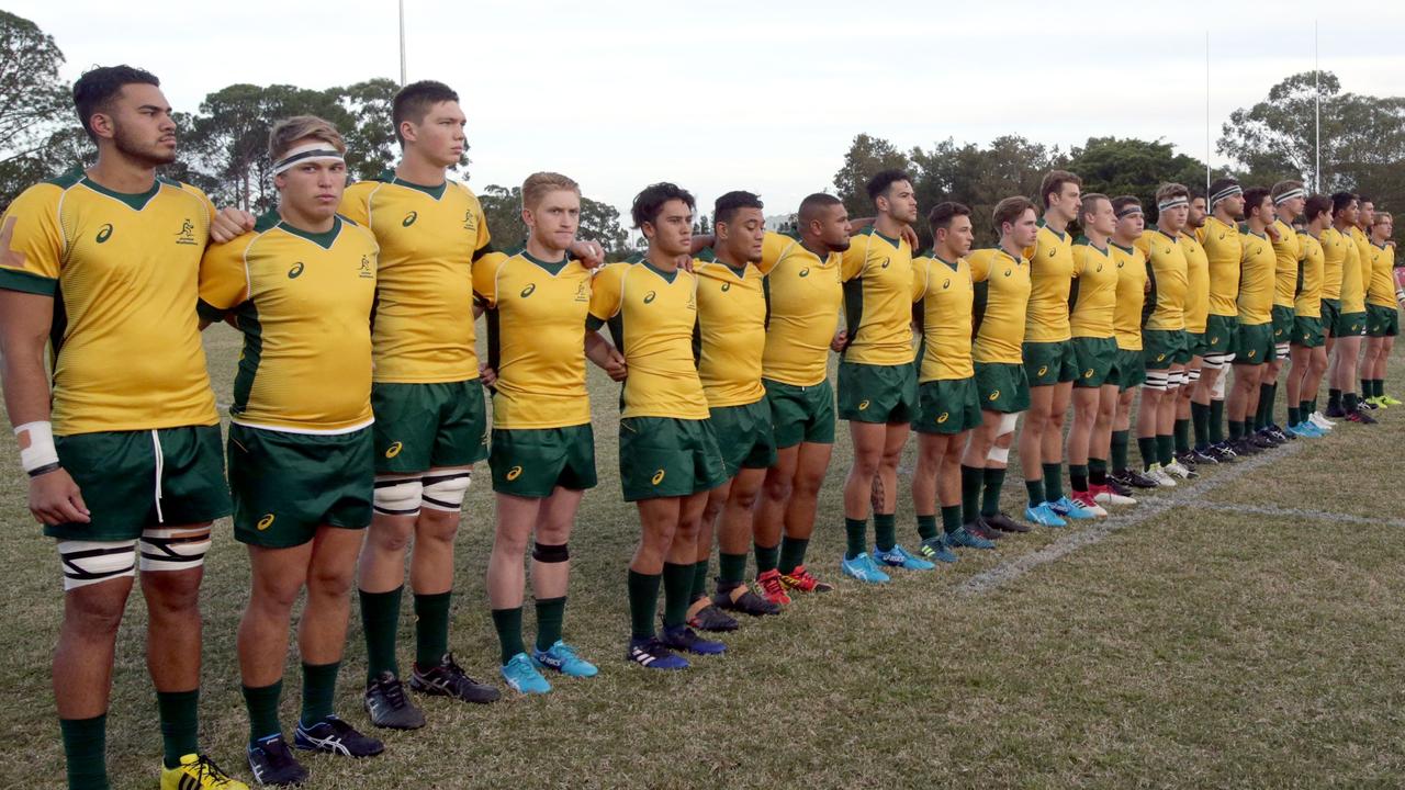 Australie rugby Wallabies officiel Kids First XV Polo-Bleu-Neuf