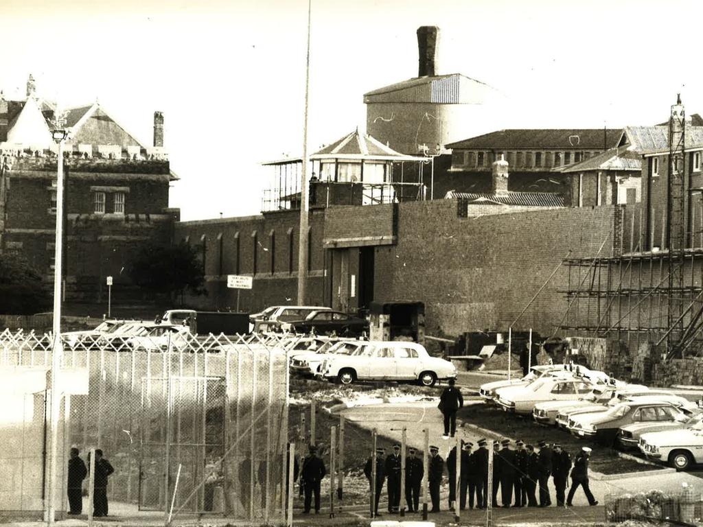 Katingal: Sydney’s maximum security prison within a prison. Police assemble outside in 1979.