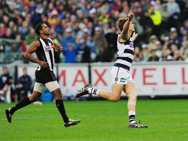 Mitch Duncan third quarter goal against the Pies in the 2011 decider.