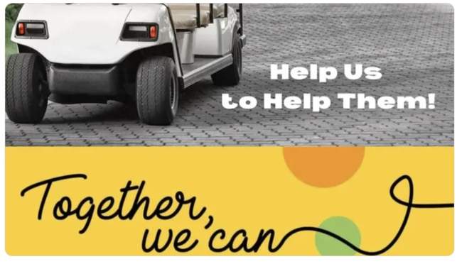 Two Cairns women have launched a fundraiser to buy a buggy for hospital staff who feel unsafe walking at night — but the chief executive say it’s not needed. Picture: Supplied