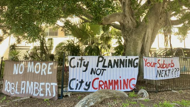 A three-tower highrise proposal at Lambert St has sparked street rallies and other protests.