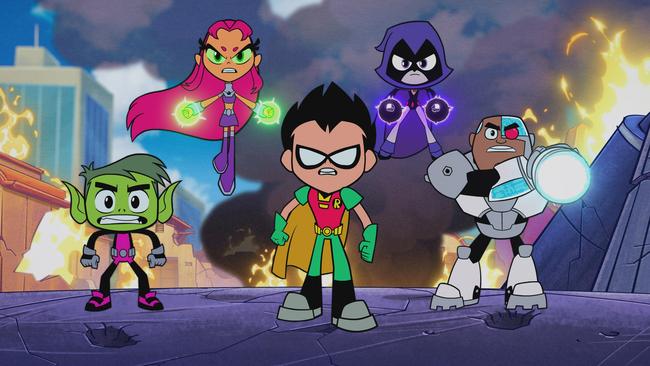 There’s plenty of in-jokey banter that puts Teen Titans Go! To The Movies on par with Deadpool. Supplied