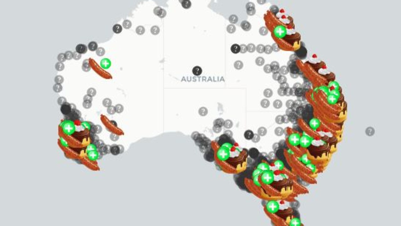 Sausage sizzles fire up across the country as polling booths open. Picture: Democracy Sausage