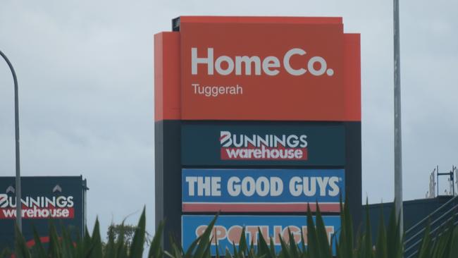 The man, 31, was arrested by an off-duty cop at Home Co. Tuggerah, on Bryant Drive. Picture: NewsLocal