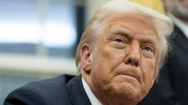 US President Donald Trump is scheduled to visit the Middle East between Tuesday and Friday. Picture: AP