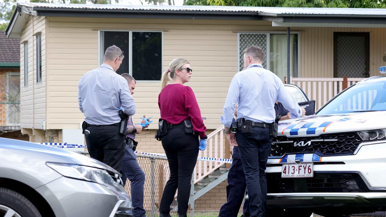 Police at the scene. Photo: Steve Pohlner