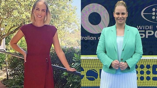 Jelena Dokic Instagram post of her weight before and after