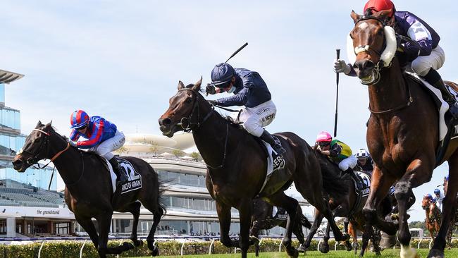 Prince Of Arran (left) finished third in the 2020 Melbourne Cup. Picture: Racing Photos via Getty Images