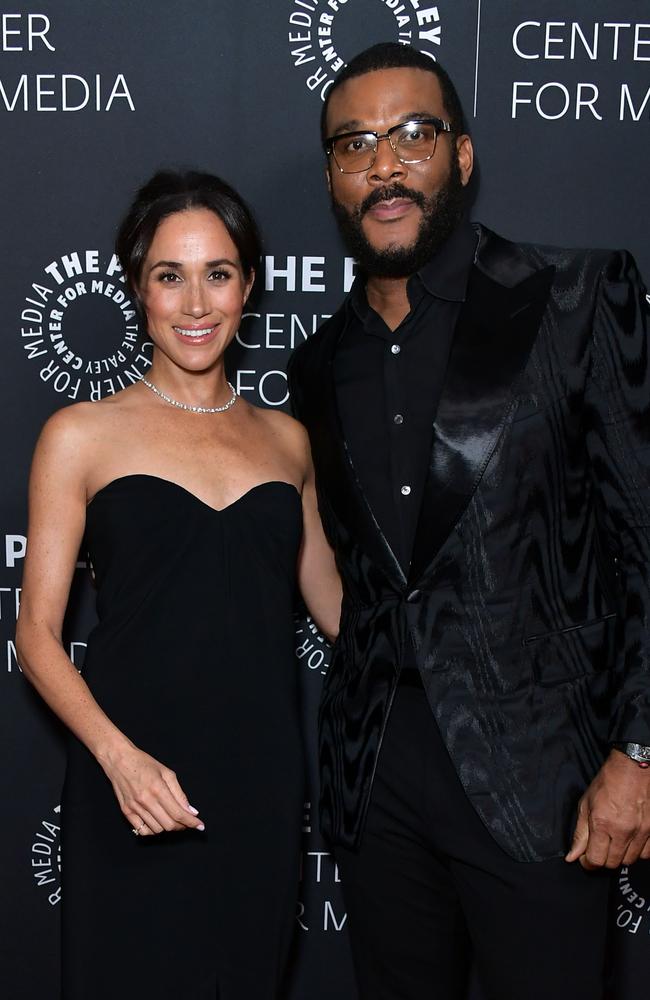 The Duchess of Sussex recently accompanied Perry to The Paley Center gala where he was honoured on December 4 in Beverly Hills. Picture: Unique Nicole/Getty Images