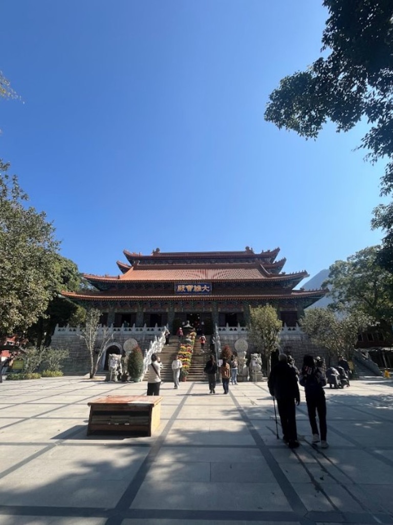 The Po Lin Monastery on Lantau Island in Hong Kong. Photo: Crystal Fox