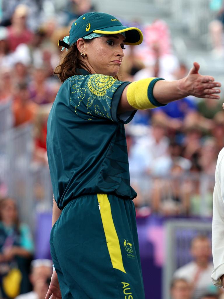 B-Girl Raygun of Team Australia. Photo by Elsa/Getty Images.