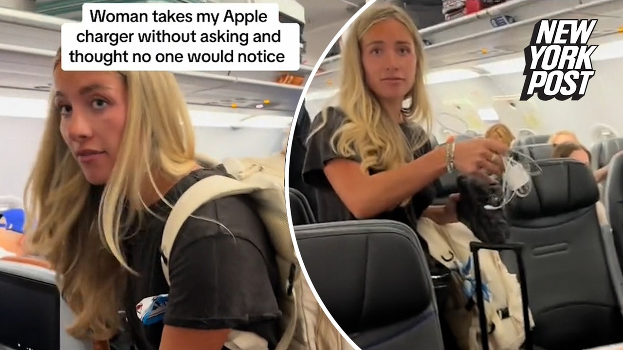 JetBlue passenger clashes with fellow flier over 'stolen' Apple charger: 'Is it stealing if you give it back?'