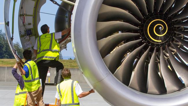 Air New Zealand has been hit by problems with the Rolls-Royce engines specified for its Boeing 787-9 airframes. Picture: AP