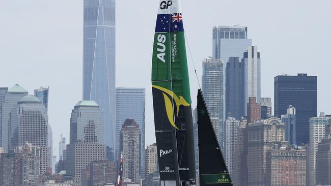 Team Australia competes during SailGP New York in June. Picture: Luke Hales/Getty Images