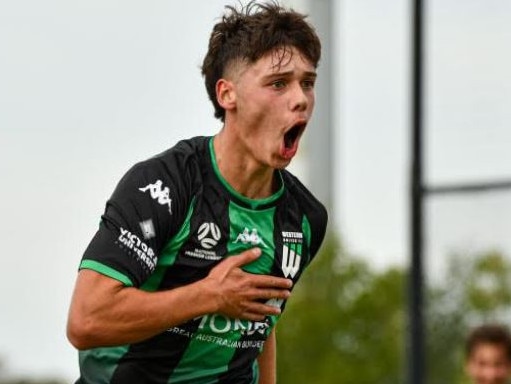 Jake Najdovski in action for Western United.