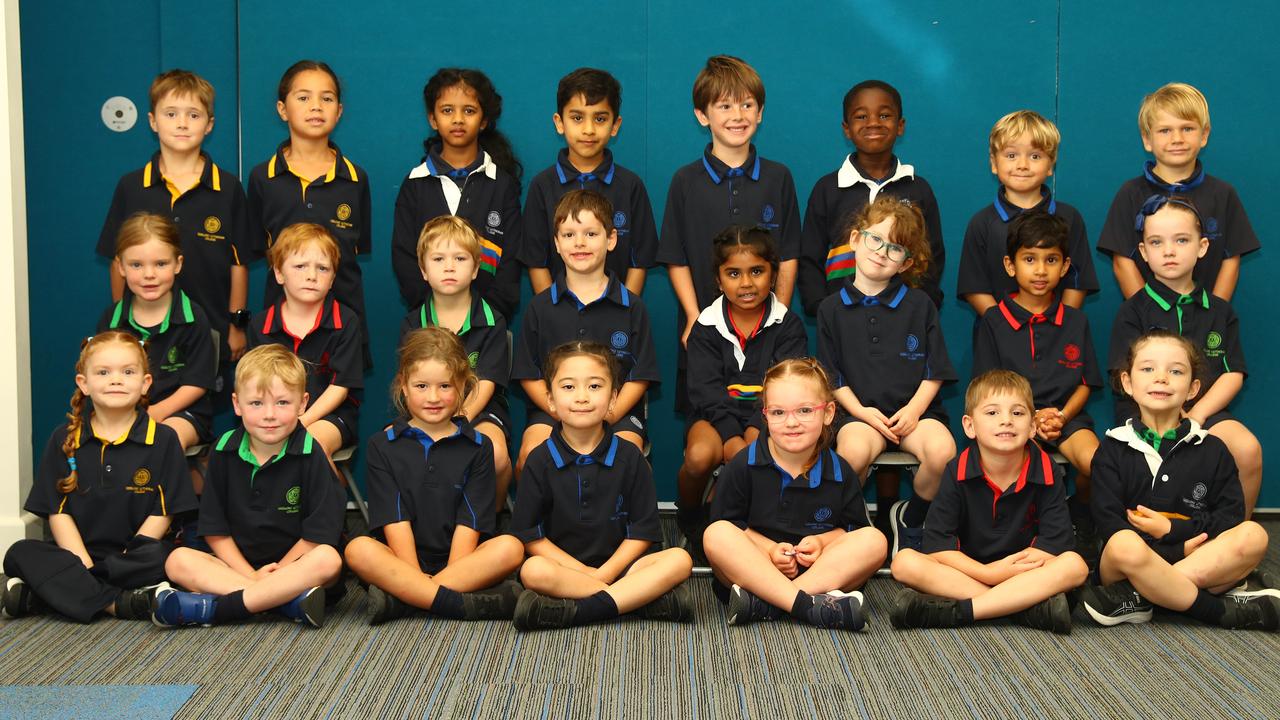 Geelong Lutheran College Armstrong Creek Campus 2025 Prep DH. Front: Pia Denham Cram, Brooks Brushfield, Frankie Gara, Ameera Bayly, Stevie Blumfield, Aston Noske, Taya Ferreira Kain. Middle: Kaylee White, Knox Buckley, Oscar Abrahmsen, Arlo Adams, Amara Raefaath, Harriet Duckett, Ishaan Taggar, Quinn Johnson. Back: Harry Tucker, Yvette Tangata, Ruhi Peiris, Virat Baidwan, Eddie Cowley, David Allen, James Mitchell, Jonte Dickins