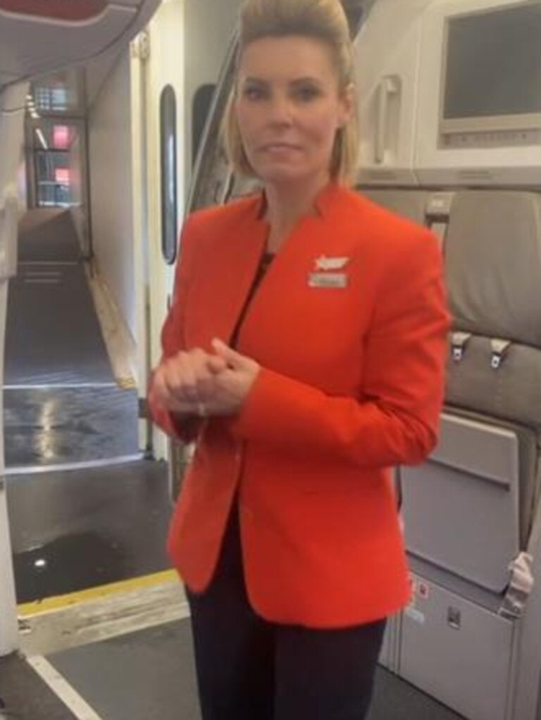 The flight attendant said in one situation, she ended up with vomit all over her.