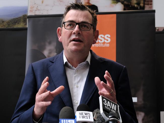 Victorian Premier Daniel Andrews is on holiday. Picture: Luis Enrique Ascui