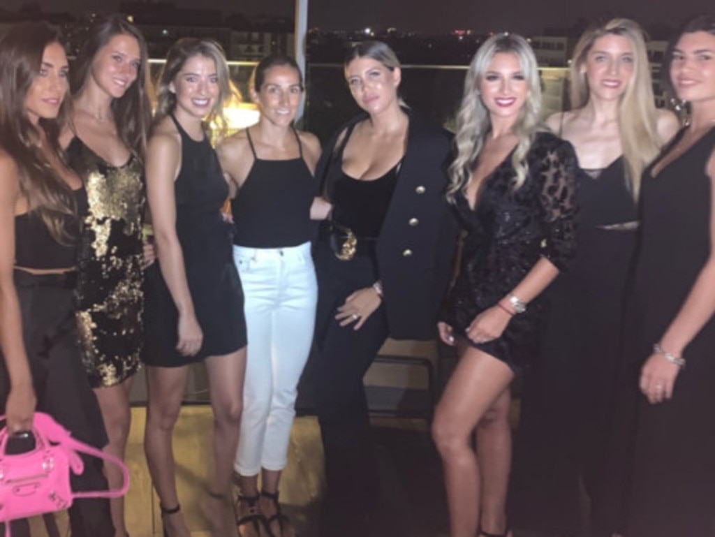 Wanda Icardi celebrated 'another year' at Inter Milan as players and Wags partied together for Lautaro Martinez's birthday