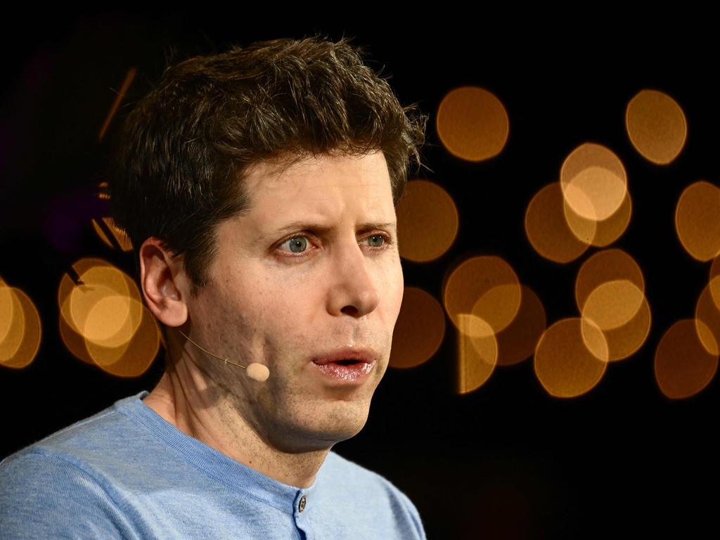 Sam Altman is the CEO of OpenAI, which says it won’t release Voice Engine because of the “serious risks” posed by the technology. Picture: AFP