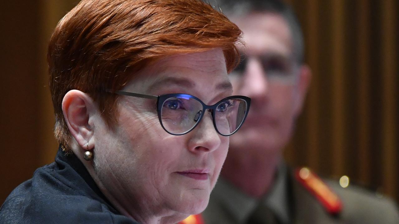 Foreign Minister Marise Payne won’t comment on the claim Dong Jingwei has defected to the US. Picture: Sam Mooy/Getty Images.