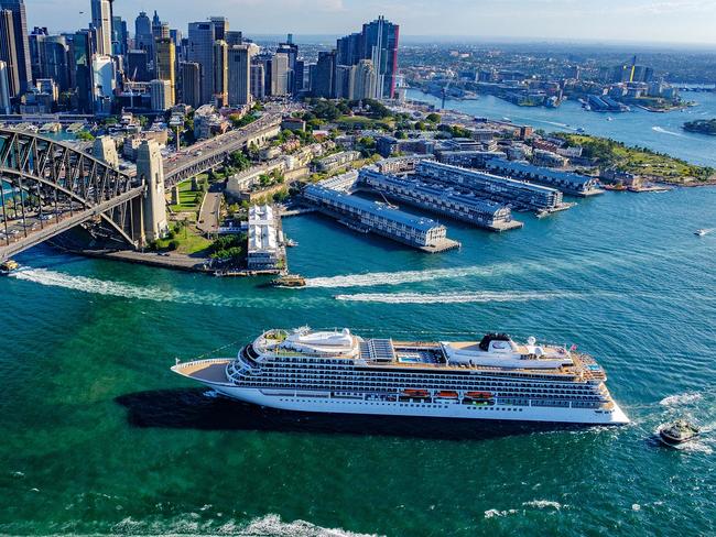 ESCAPE - Travel - Viking Cruises ship Viking Sun in Sydney. Picture: supplied.