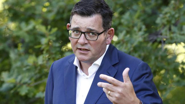 Premier Daniel Andrews must end the obsession with the zero-cases threshold. Picture Darrian Traynor/Getty Images