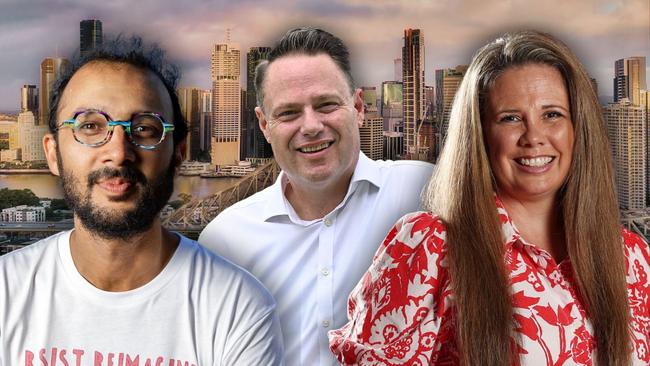 The race to be Brisbane's Lord Mayor is heating up with Jonathan Sriranganathan and Tracey Price ready to rock Adrian Schrinner's boat.