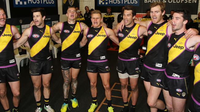 Richmond will snap a 12-game losing streak if it beats Geelong. Photo: Michael Klein