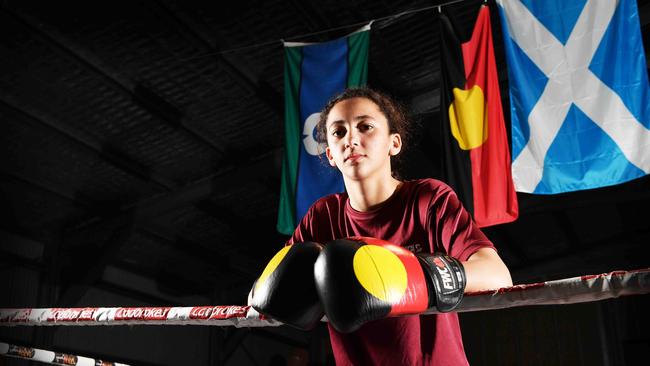 Young boxer Tiana Rew