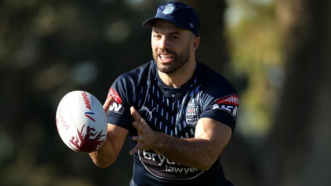 James Tedesco will do his best to ensure the Blues keep the series alive in Perth. Picture: Paul Kane/Getty Images