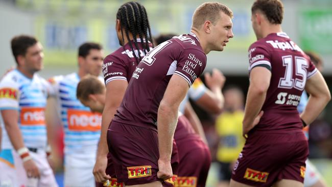 Manly fullback Tom Trbojevic has battled hamstring problems for most of his career. Picture: Getty Images