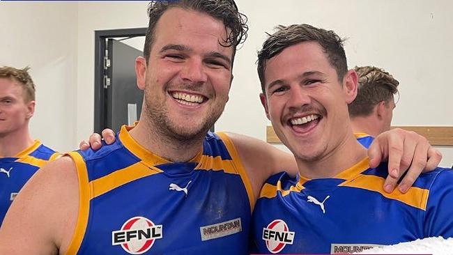 Brothers Louis and Max Holmes finished with eight goals between them. Picture: Glen Waverley FC