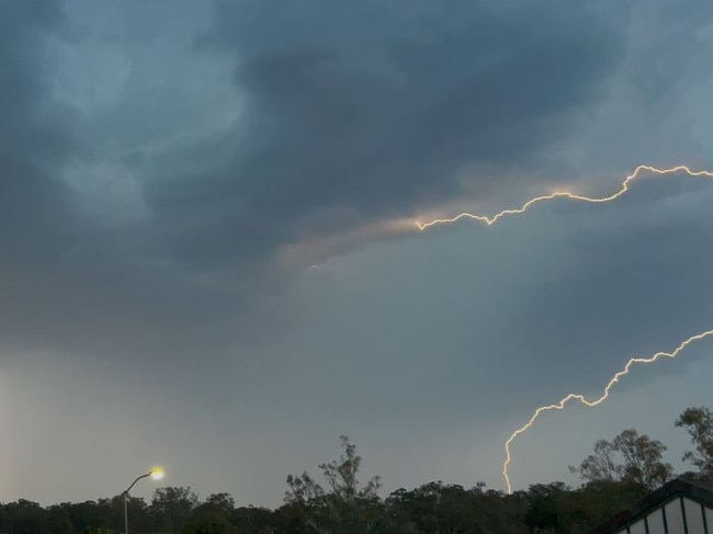 A severe thunderstorm over Goodna this evening.