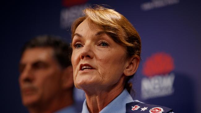 NSW Police Commissioner Karen Webb sacked Kristian White from the police force on December 3. Picture: NewsWire / Nikki Short