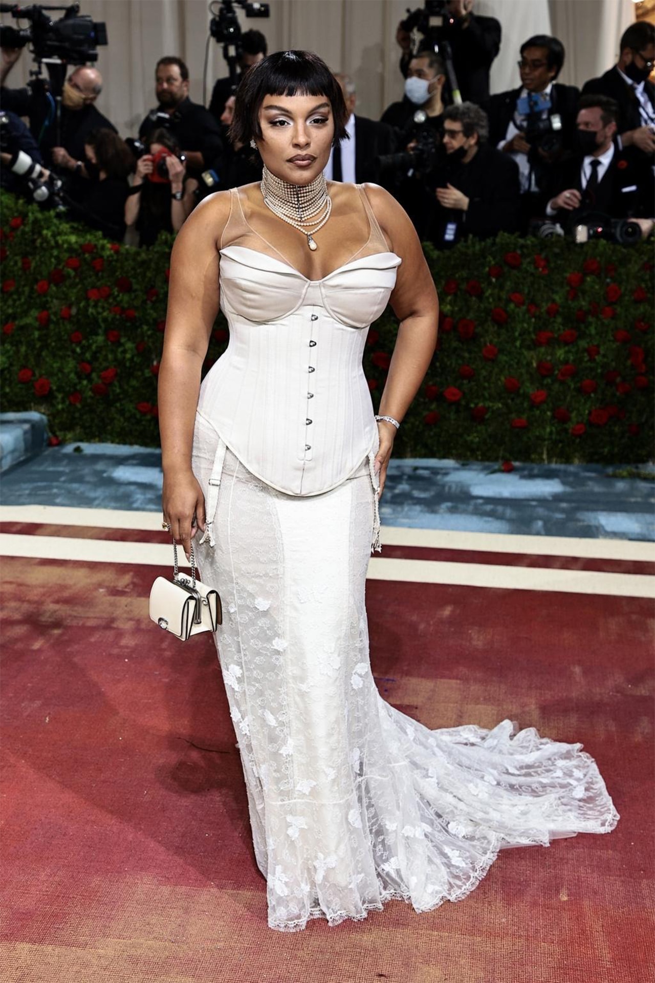 Paloma Elsesser attends the 2022 Met Gala.