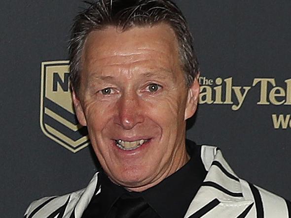 Ricky and Kaylie Stuart and Craig and Wendy Bellamy during the 2019 Dally M Awards at the Hordern Pavillion, Sydney. Picture: Brett Costello