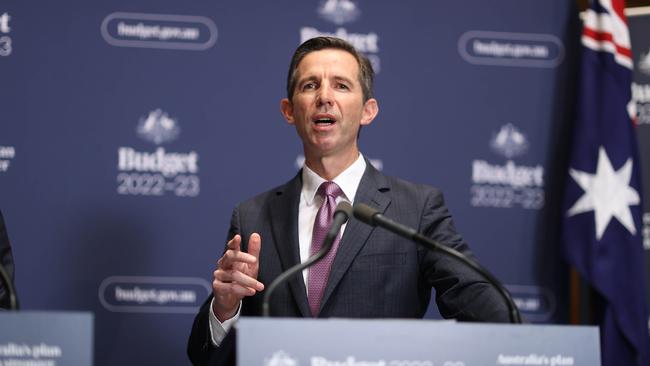 Simon Birmingham will be one of two spokespeople for the Liberals during the federal election campaign. Picture: NCA NewsWire / Gary Ramage