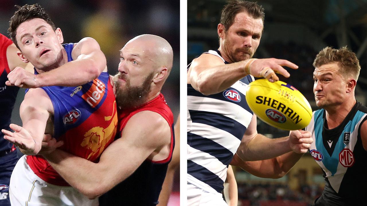 The Lions copped a reality check while Geelong stumbled badly.