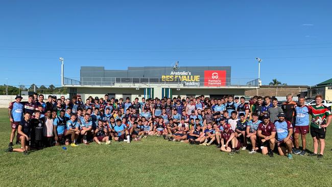 CQ Capras under-16, under-18, under-21 and senior men training at Kettle Park, Rockhampton, on December 3, 2022.