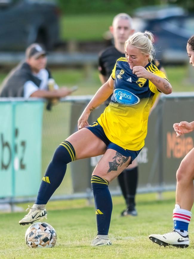 Dee Quirk from Gold Coast United. Picture: Tim Martorana – TMP Media