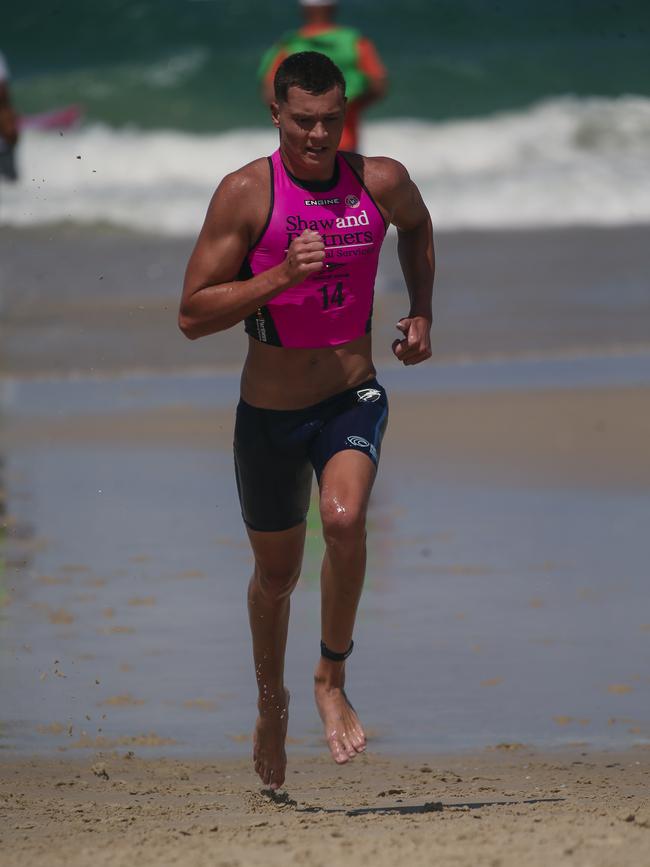 Conner Maggs on Day 1 of the Shaw and Partners Iron Man /Woman Series at North Burliegh. Picture: Glenn Campbell