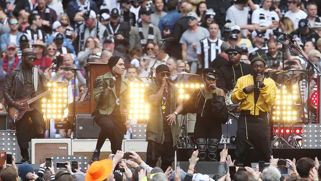 The Black Eyed Peas perform at the MCG. Picture: Michael Klein