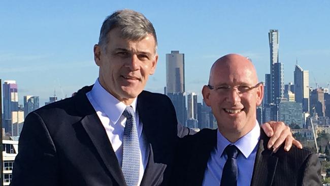 Newmark Capital joint managing directors Chris Langford (left) and Simon T. Morris.